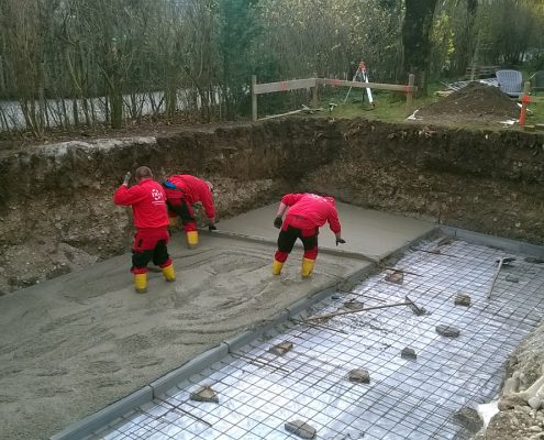 Erneuerung Pool mit Schiebedach, Feldkirchen - M+D Garten- und Landschaftsbeu GmbH