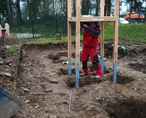 Aufbau Montage Spielgerät in München-Neuperlach - © M+D Garten- und Landschaftsbau GmbH