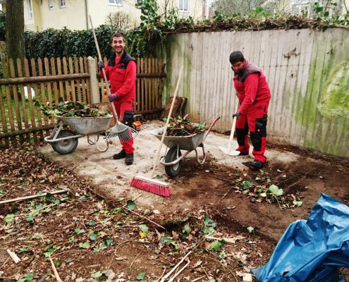 Bau eines neuen Gartenhauses