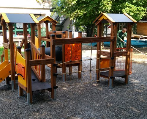 Neuer Spielplatz in München-Moosach - © M+D Garten- und Landchaftsbau GmbH